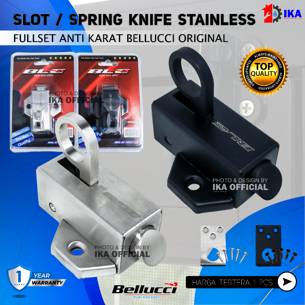 Spring Knip Knife Bellucci V60 | Grendel Bellucci | Grendel kodok | SPK BLC V50 Spring knip / Grende