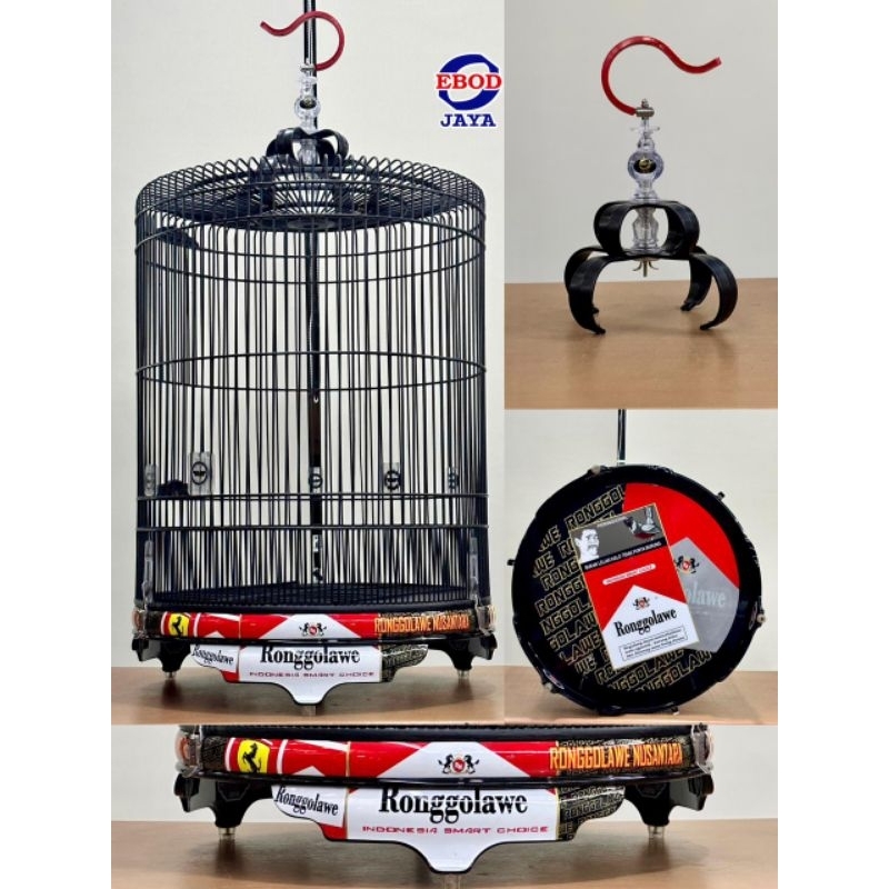 KANDANG SANGKAR MURAI PVC DECAL EBOD JAYA NO 2