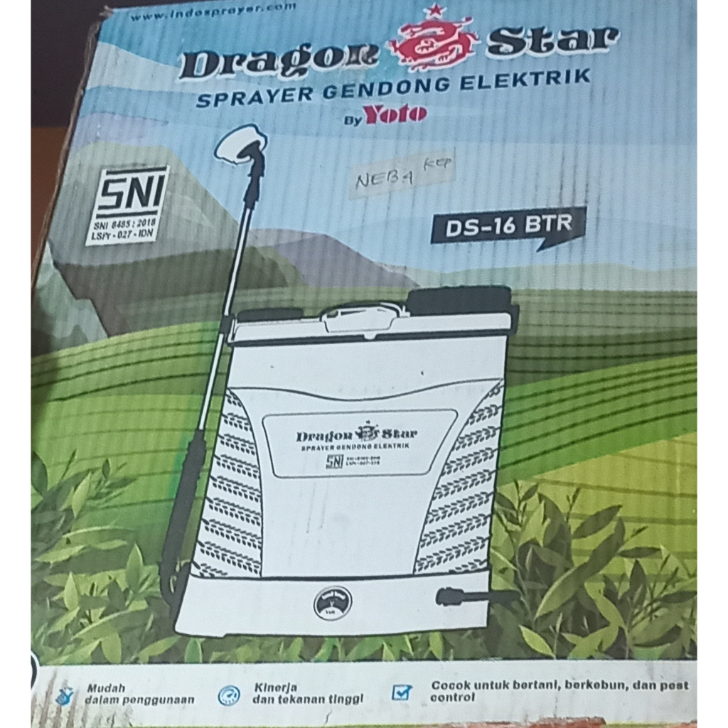 SEMPROTAN SPRAYER GENDONG ELECTRIC "DRAGON STAR" 16 LITER