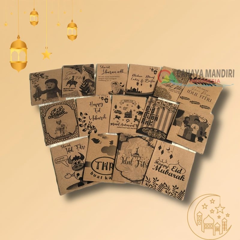 

Amplop Lebaran Kraft Medium isi 10 pcs