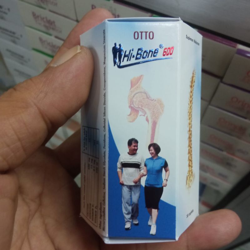 HI-BONE 600 Suplemen Kesehatan Tulang 30kaplet