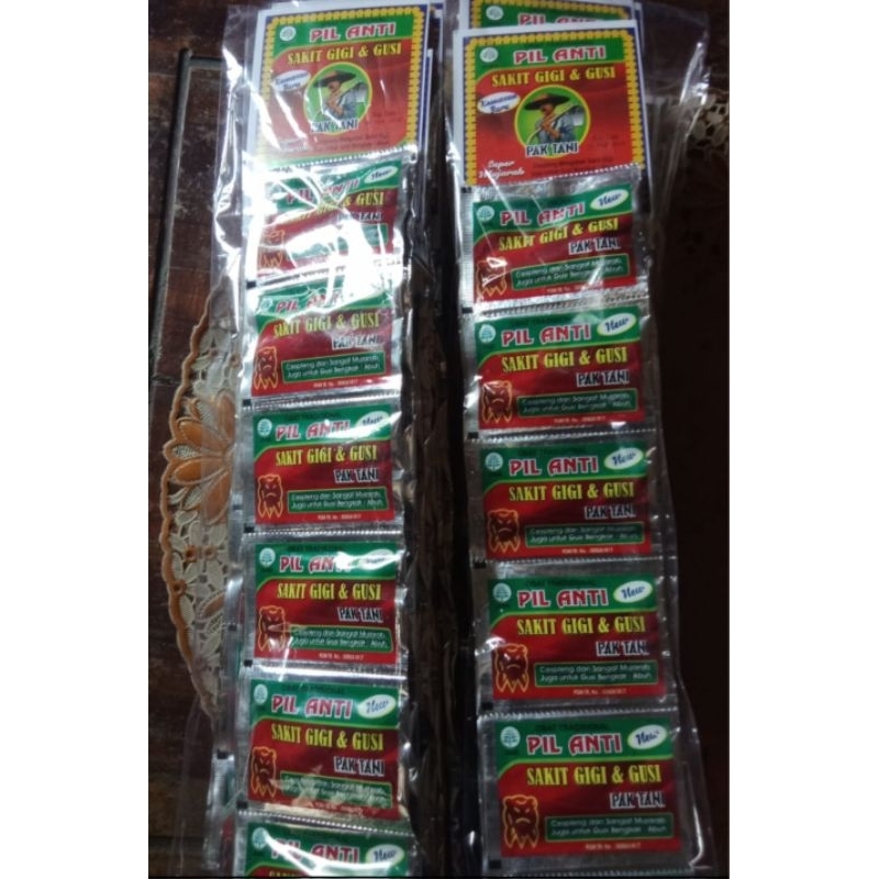 Tablet Sakit Gigi Pk Tani