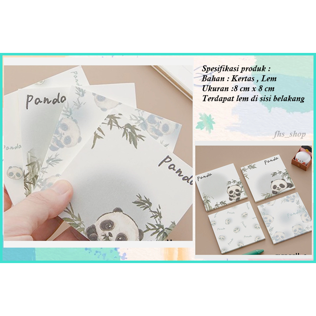 

Sticky Notes Panda Memo Tempel Kertas Memo Buku Sticky Notes Aesthetic Sticky Notes Lucu Cute Panda