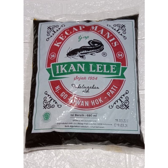 

Kecap Cap Lele Manis Legit Terbuat Dari Bahan Kedelai Pilihan Punya Rasa Khas Tersendiri Asli Khas dari Kota Pati isi 680ml/1 kg