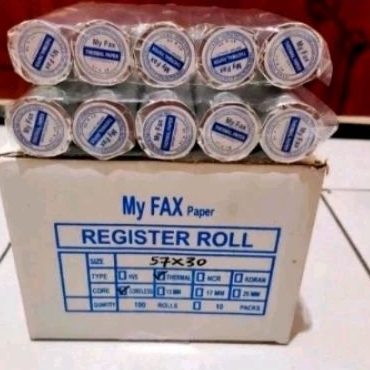 

10 pcs kertas kasir thermal 57/58x30mm edc bluetooth