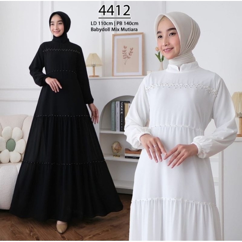 Dress gamis payet kamari