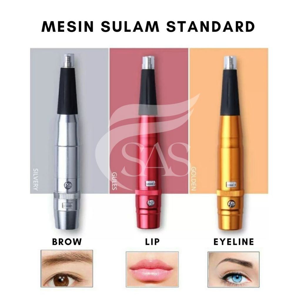 Mesin Sulam Alis Bibir Eyeliner / Microblading / Pen Tato Permanen / Standard Tattoo Machine