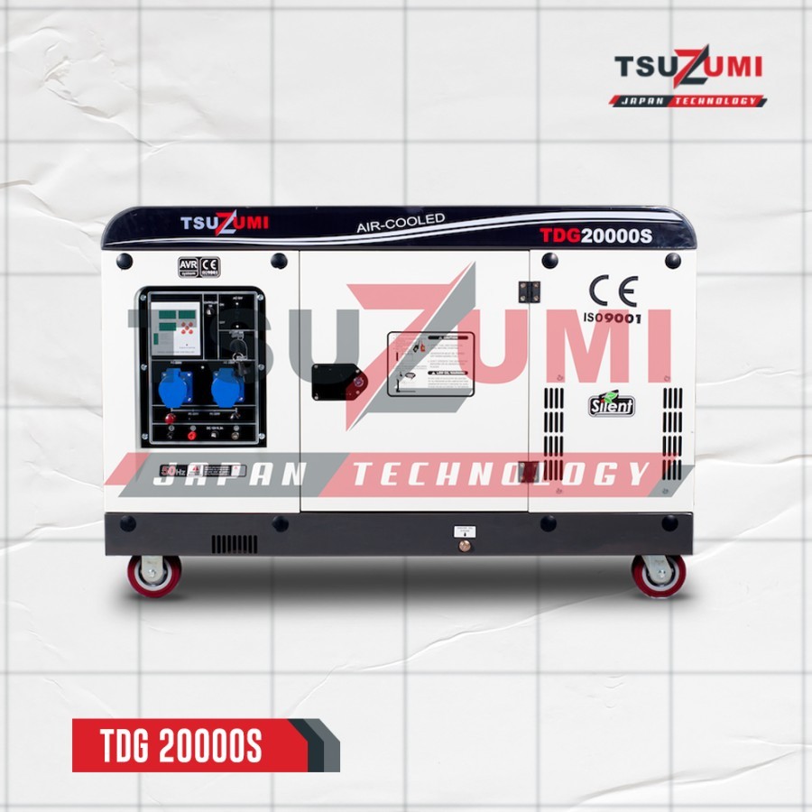 Genset 15000 watt 1 phase solar Tsuzumi TDG 20000 S Tsuzumi Japan Technology