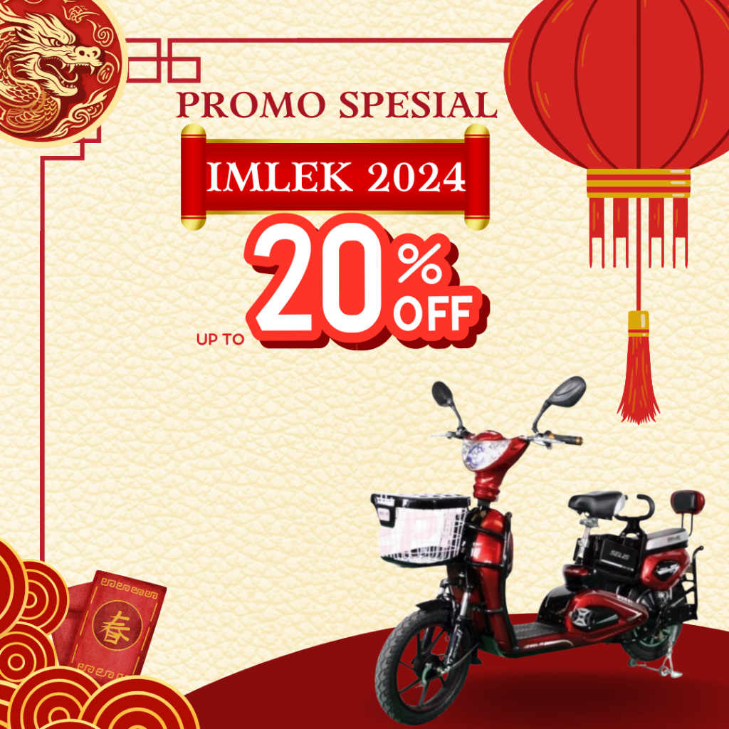 Selis - Murai 48V 12 Ah Sepeda Listrik Dewasa Emoped Selis Sepedah Listrik