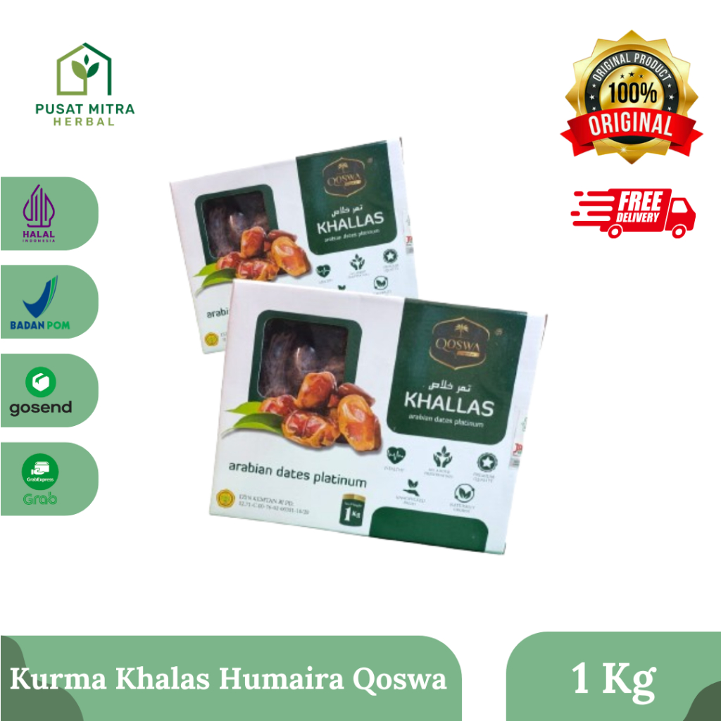 

Kurma Khalas Humaira 1kg - Qoswa