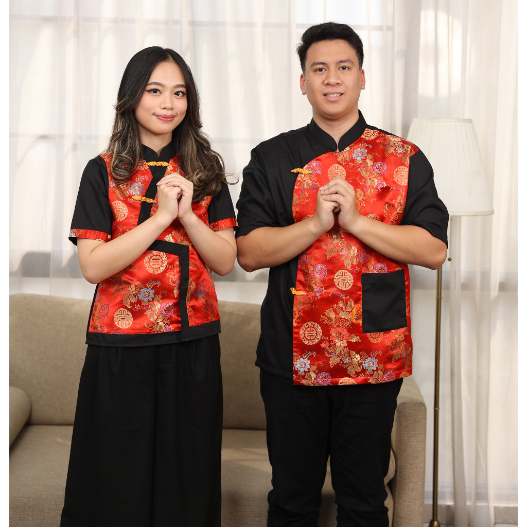 COUPLE RED DRAGON / BATIK COUPLE TANGAN PENGHARAPAN