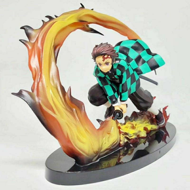 Action Figure Tanjiro Kimetsu No Yaiba Fire Ichiban Kuji A