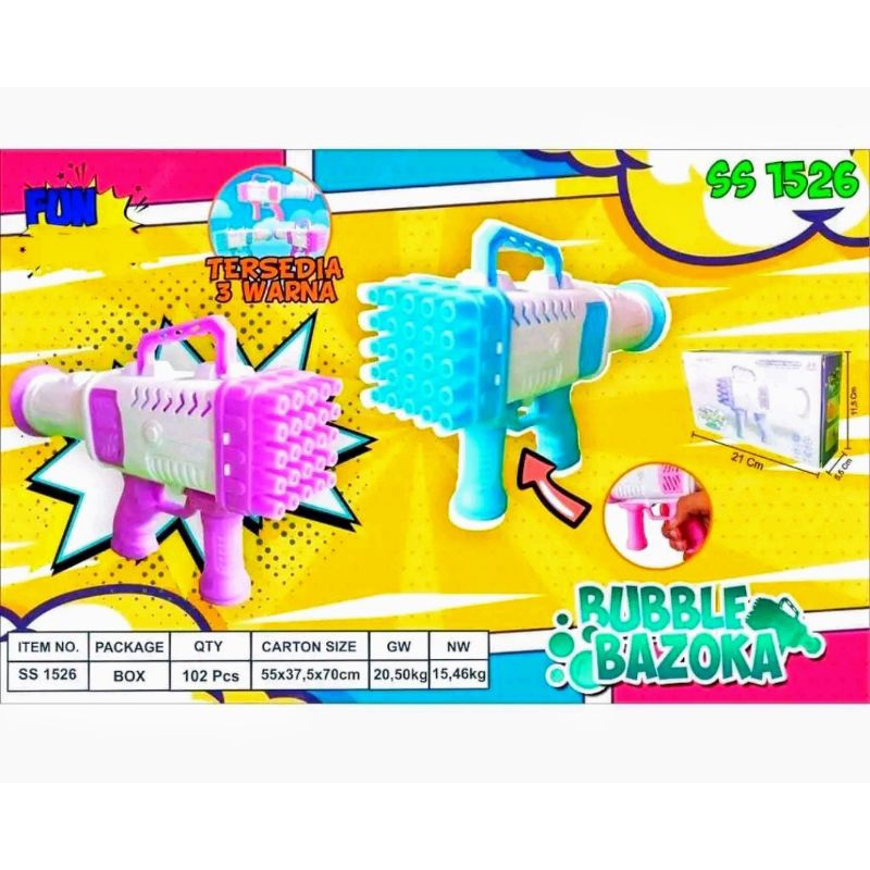Mainan anak tembakan gelembung rocket launcher -Bubble rocket launcher