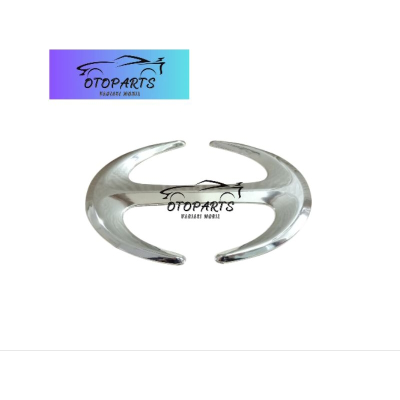 EMBLEM LOGO HINO DUTRO CROM AKSESORIS MOBIL TINGGAL TEMPEL
