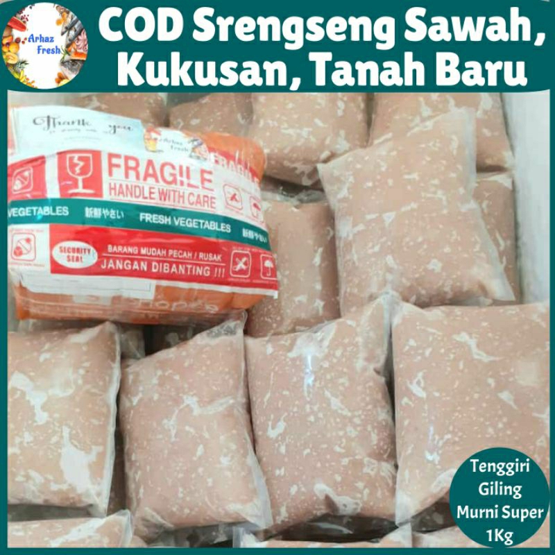 

Tenggiri Giling MURNI PREMIUM 500 gram / Tenggiri untuk Pempek Tekwan Siomay Otak² Bakso Ikan / Tenggiri Giling Super 1 Kg / Tenggiri Giling Tanpa Campuran / Tenggiri Giling Premium - 1000 gram 1000gr 1000g 1000gram 1000 gr 1000 g