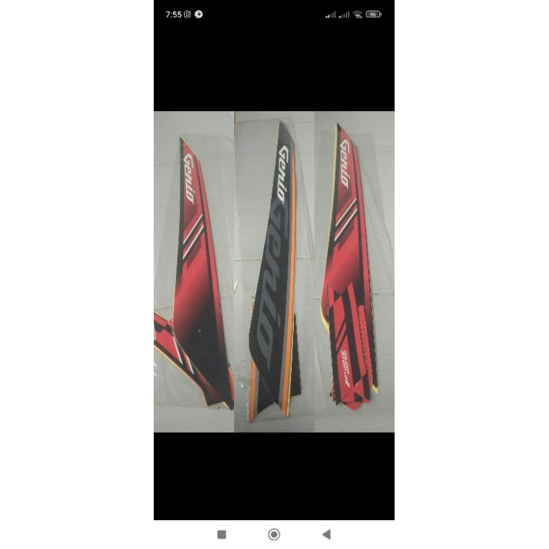 striping motor honda genio