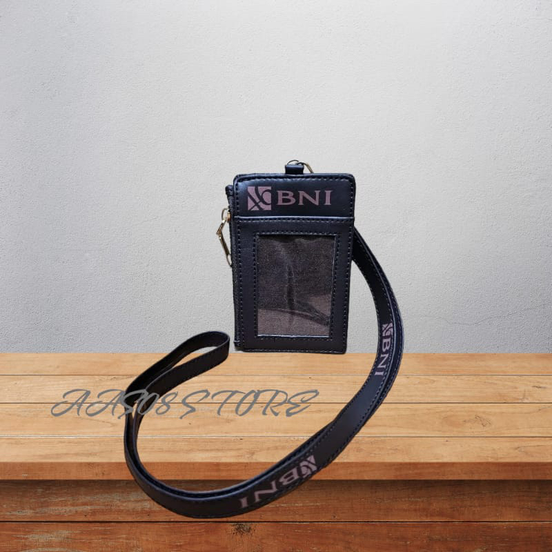 

id card kulit BANK BNI lanyard card holder BANK BNI