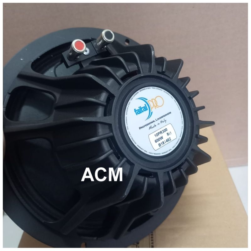 SPEAKER COMPONENT FAITAL PRO 10PR300 NEODYMINIUM SPEAKER 10 INCH 8 OHM 600 WATT ORIGINAL MADE IN ITA