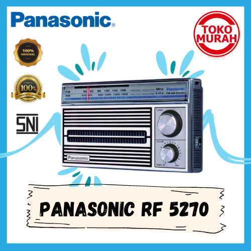 Radio PANASONIC RF 5270 Baterai FM/AM