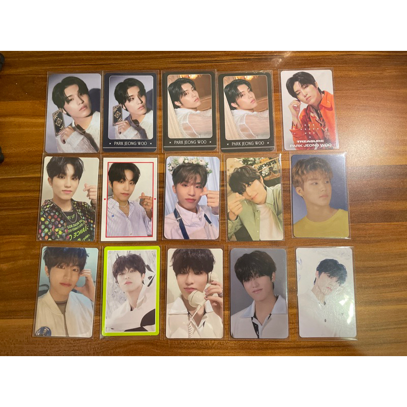 Photocard PC Jeongwoo Treasure Official