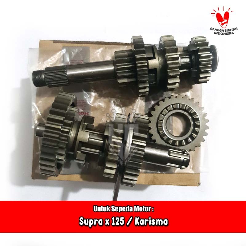 Gear Gigi Rasio Mesin Komplit Honda Karisma Supra x 125 KPH KTM