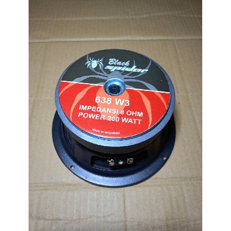 Speaker Black Spider 638 W3 6inch