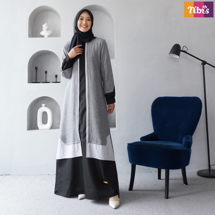 Nibras Gamis NB B84 Nibras Gamis Fashion Muslim Gamis Wanita