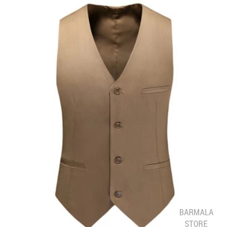 Produk Terbatas Rompi Pria Formal  Vest Pria Dalaman Jas