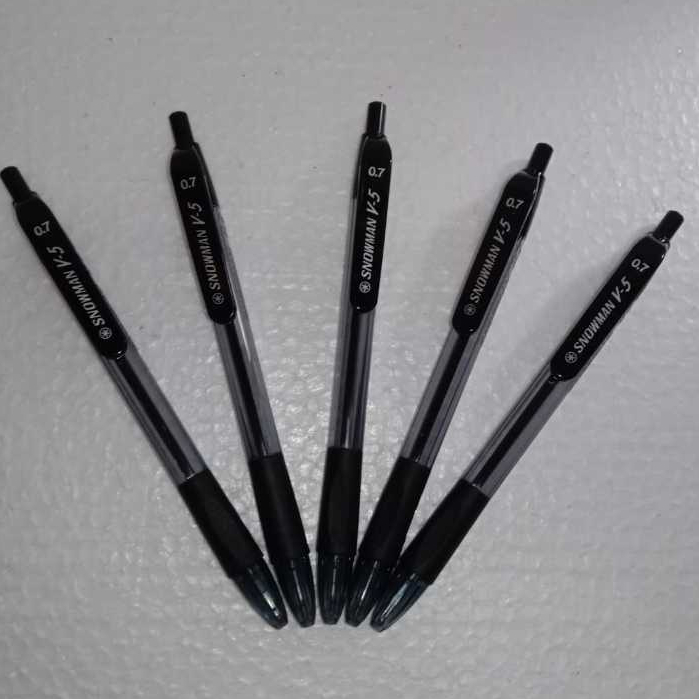 

PULPEN SNOWMAN V5 HITAM 0.7 ECERAN (1 PCS)