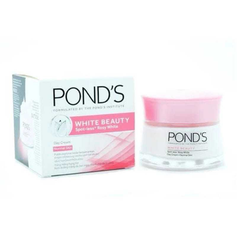 Ponds White Beauty Spott Less-Rossy White Day Cream 50g - Ponds White Beauty Night Cream