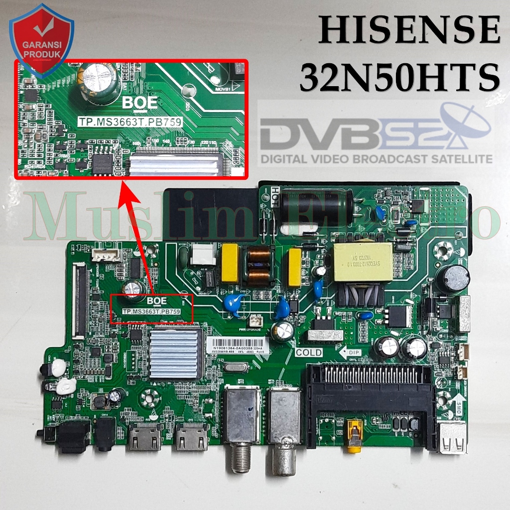 Mainboard LED TV Hisense 32N50HTS 32N50