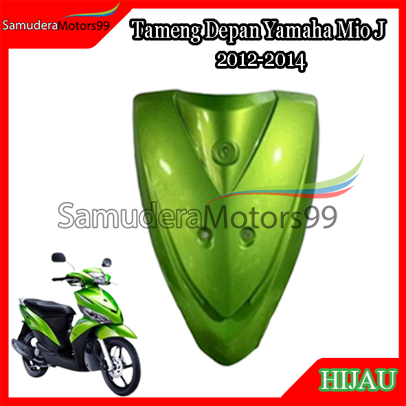 Cover Panel Dasi Tameng Depan Motor Yamaha Mio J 2012-2014 Warna Hijau