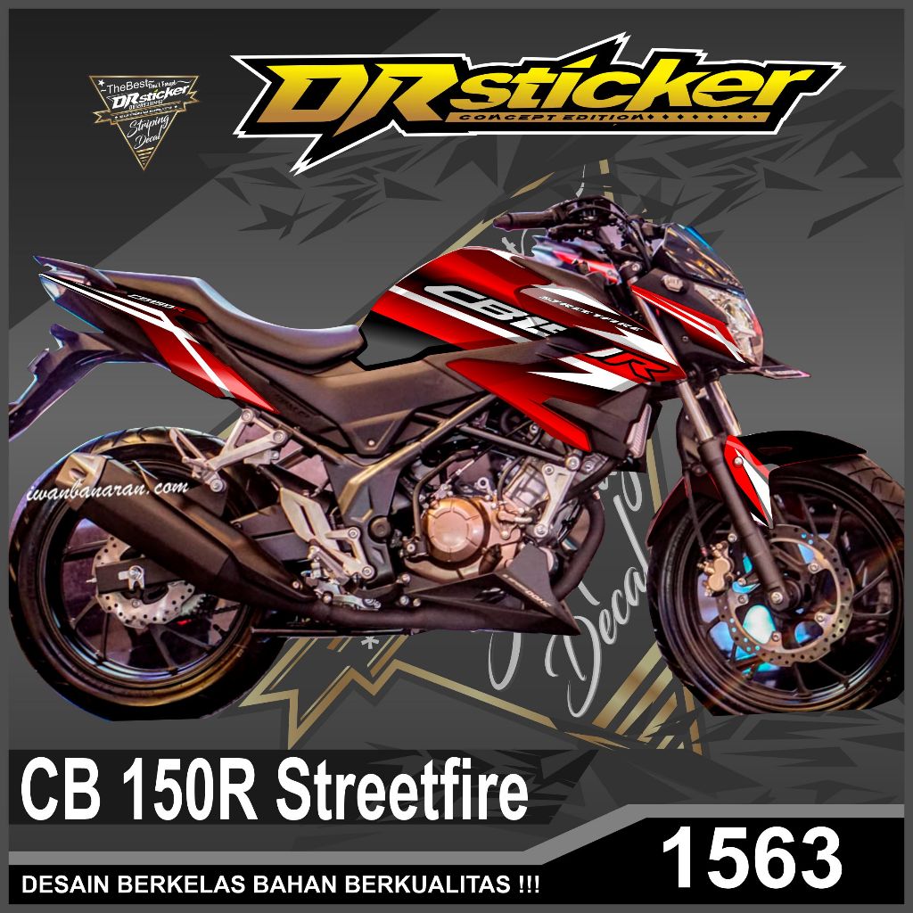STIKER / DECAL MOTOR CB-150R STREETFIRE VARIASI ALL CB150R STREETFIRE LIS GRAFIS DECAL STIKER MOTIF 
