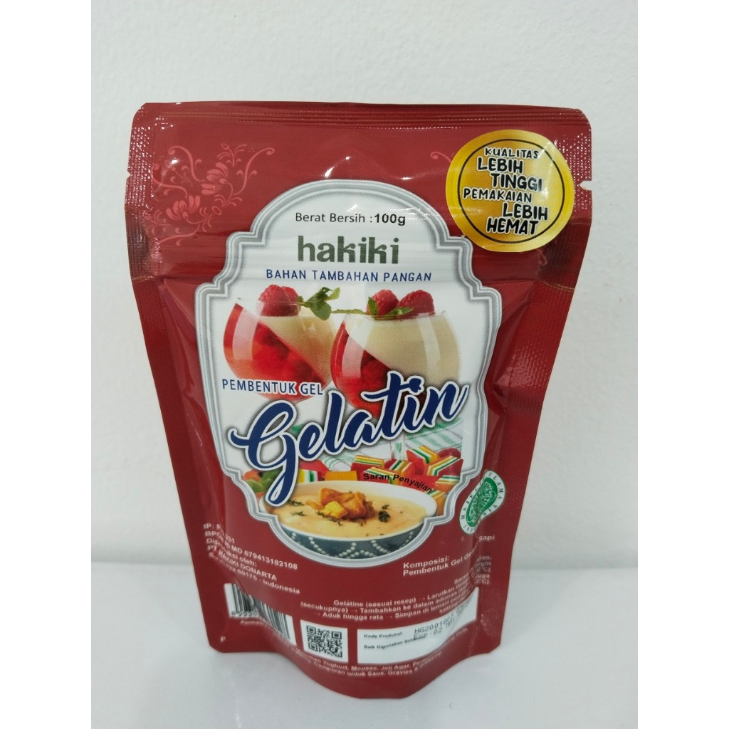 

Bubuk GELATIN Pembentuk Gel 100Gram