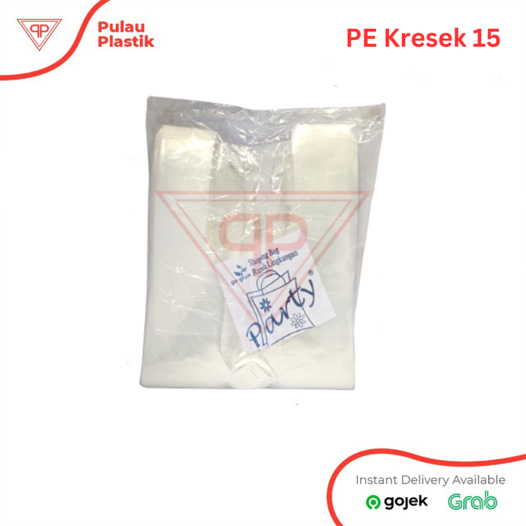 Kantong Kresek Bening 15, 24 Party / Pe Kresek Bening Party / Kantong Kresek Transparant uk 15