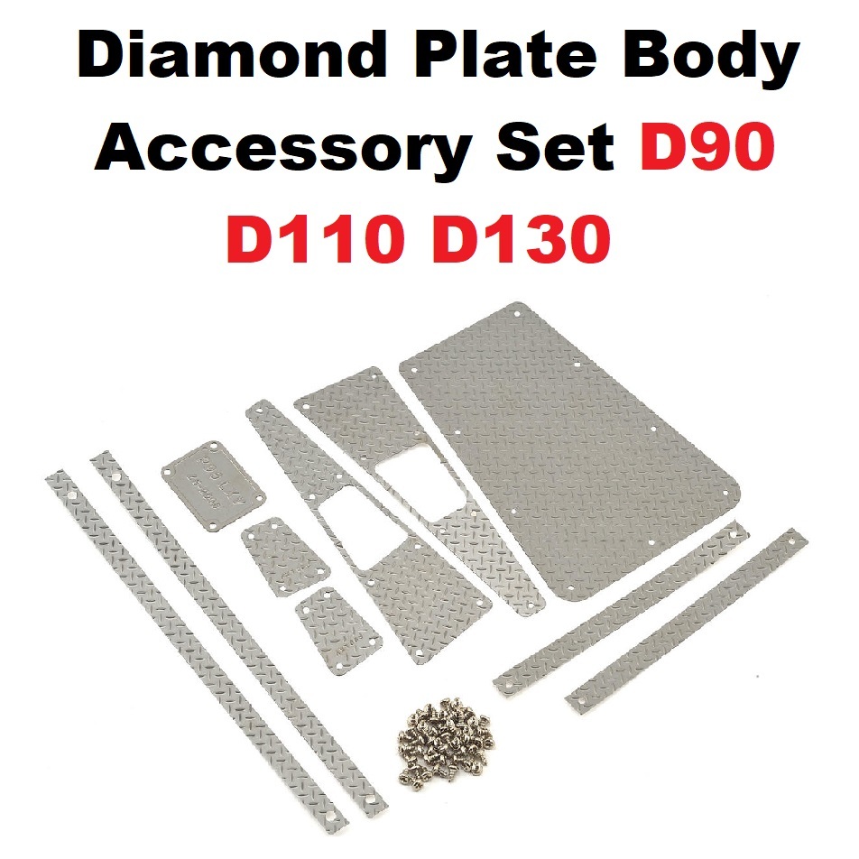 Skid Armor Plate Body for team raffee JG Hobbies D90 D110 D130