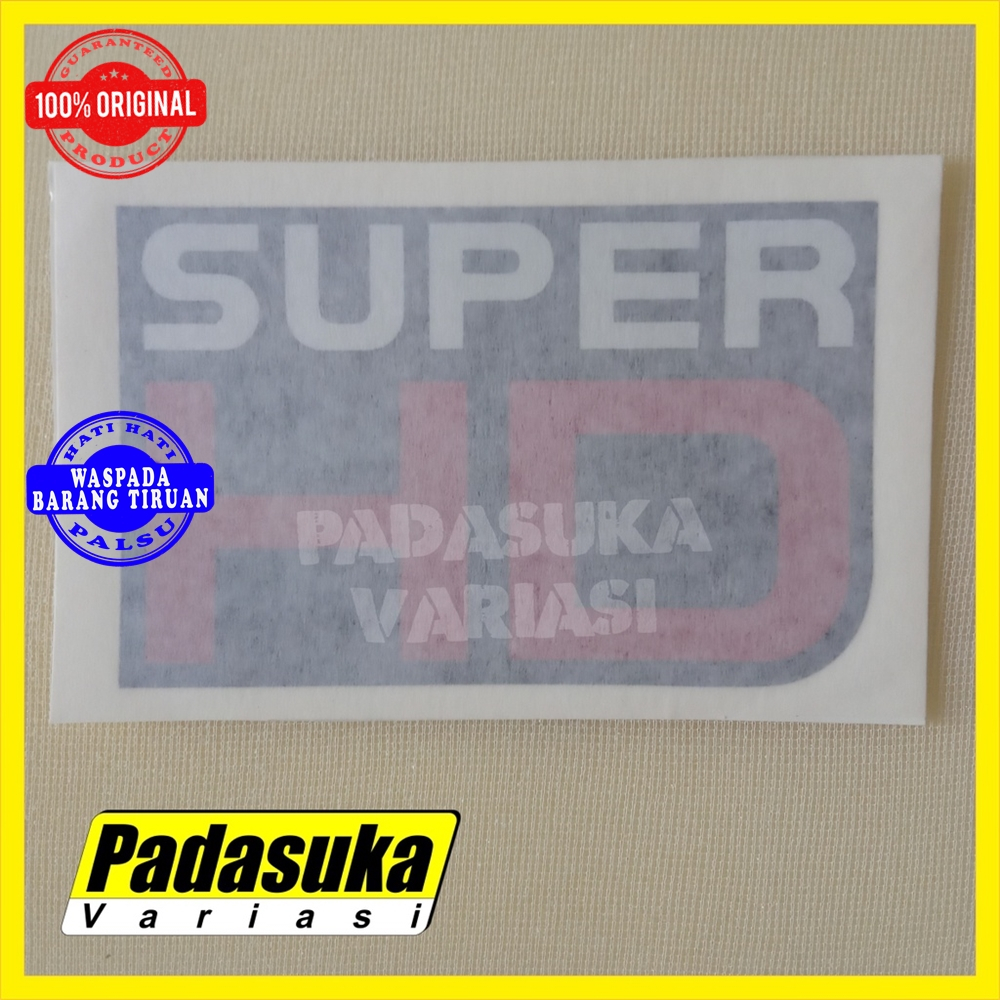 Stiker Canter Super HD Orisinil KM903126 BUKAN Stiker Canter Super HD 125 HDX Super Speed