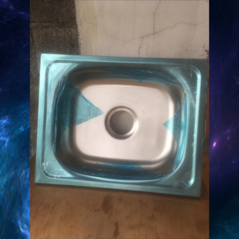BAK CUCI PIRING WASTAFEL FLUSSO STAINLESS FREE AFUR