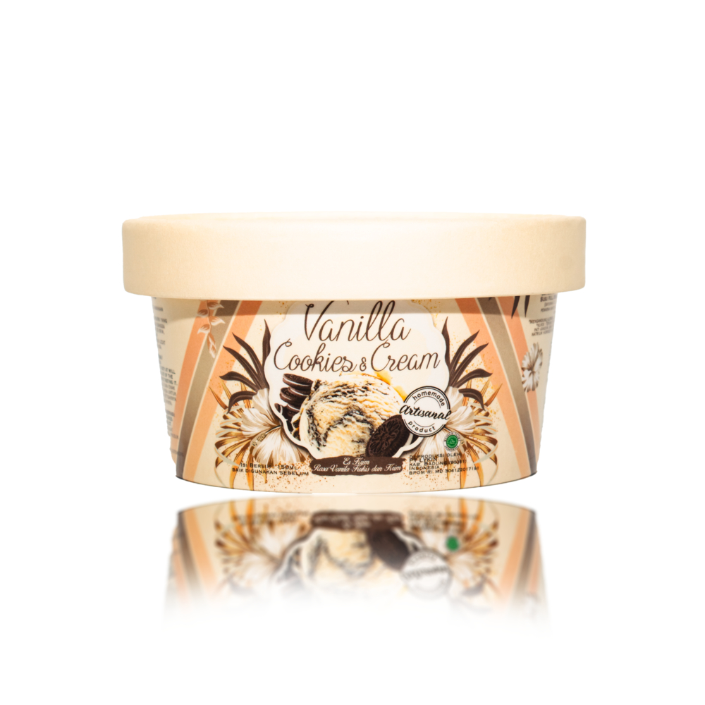 

ICELAB - Gelato Vanilla Cookies & Cream (Dairy) 5oz