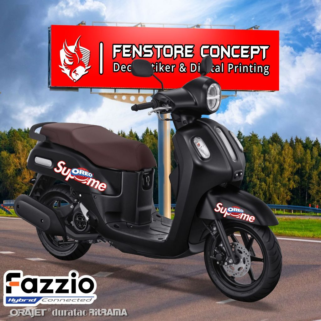 Stiker Fazio Suprem3 - Stiker Striping Variasi Yamaha Fazio 2022