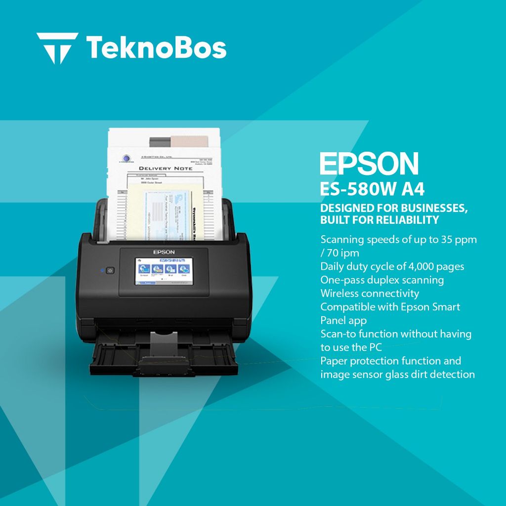 EPSON ES-580W A4 DUPLEX SHEET