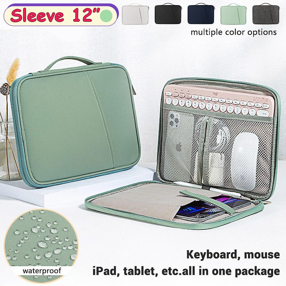 Samsung Galaxy Tab S7 FE S7 S8 S9 Plus S9 FE Plus 12.4 Laptop Sleeve Case Pastel Color Handle Pocket