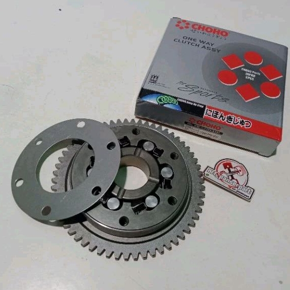 ONEWAY MEGAPRO NEW MONOSHOCK RUMAH PELOR STATER ASSY SET+GIGI STATER ONE WAY HONDA VERZA CRF 150 MEG