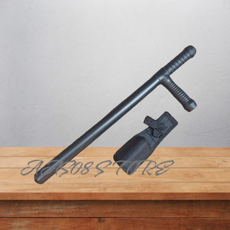 pentungan satpam security + sarung standar pentungan security