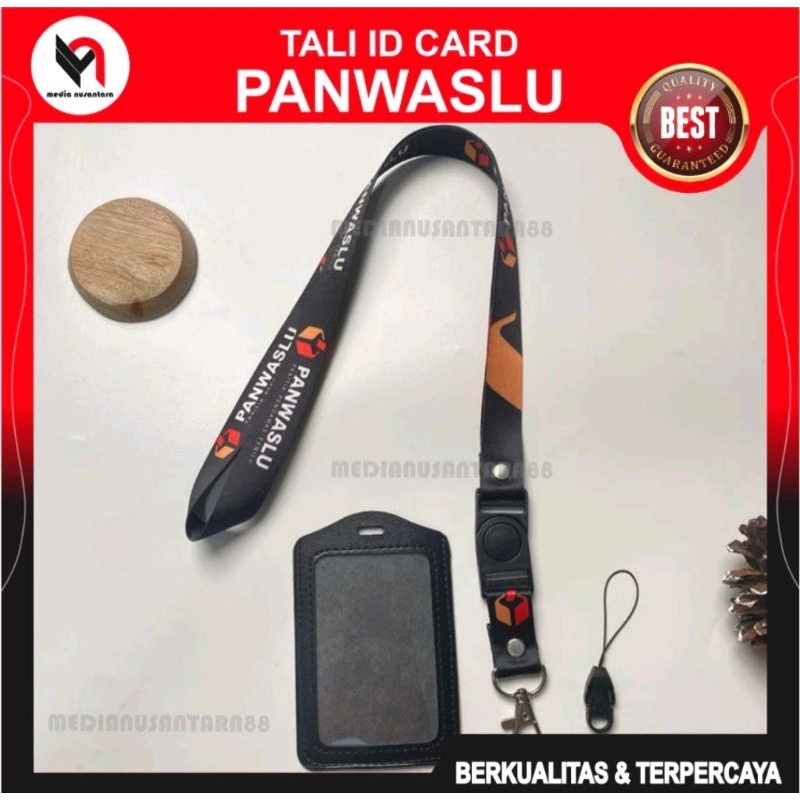 

Lanyard Tali ID Card holder Tali PANWASLU/Panitia Pengawas Pemilu Ready Stok