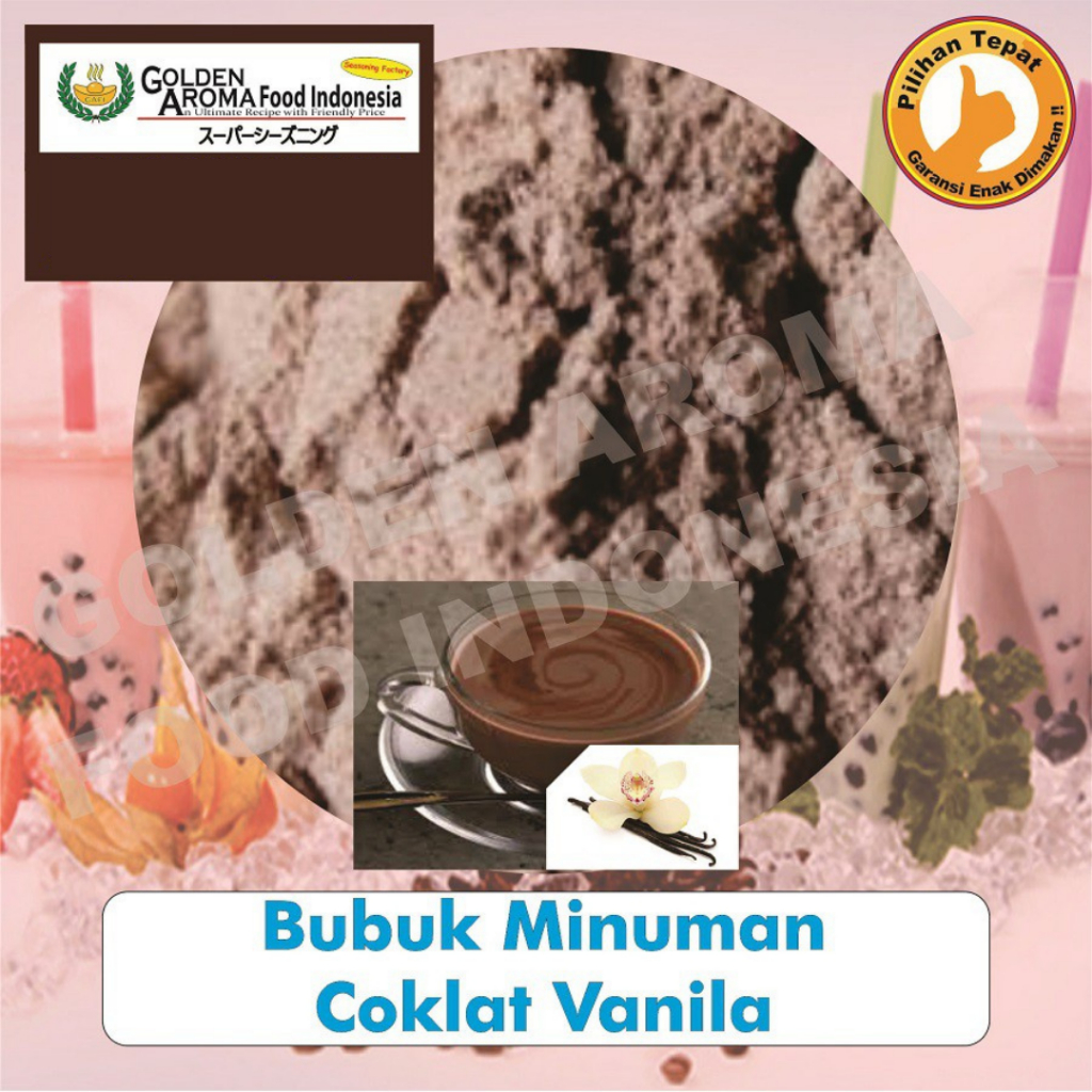 

Bubuk Minuman Coklat Vanila 1 Kg Vanilla Chocolate Drinking Powder Enak Murah Halal Bubble Drink