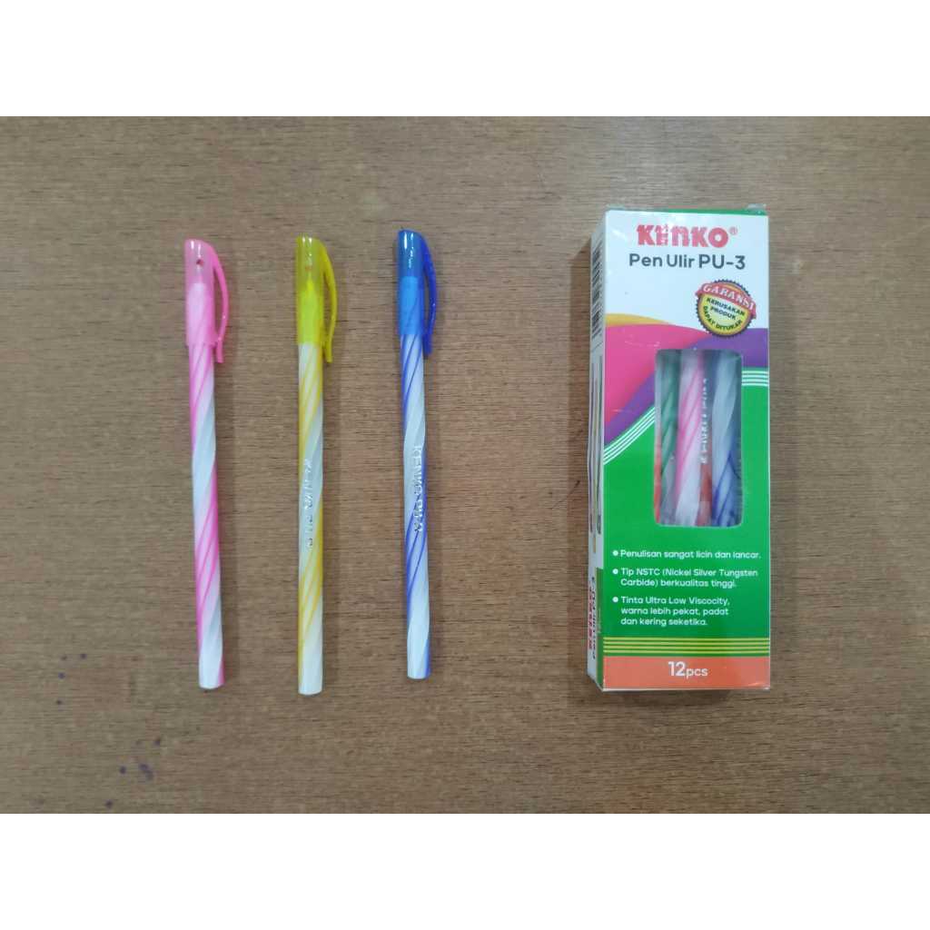 

Kenko - Pulpen Pen Ulir PU-3 Warna Hitam
