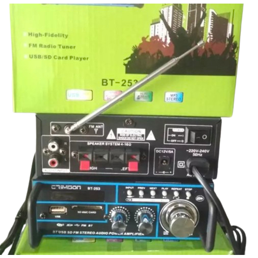 Ampli USB MP3 player Bluetooth BT 253