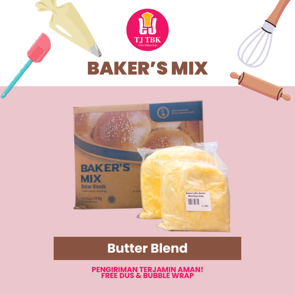 

Bakers Mix Anchor Butter Blending 500g & 1kg (Repack) 100% Original | Toko Bahan Kue TJ