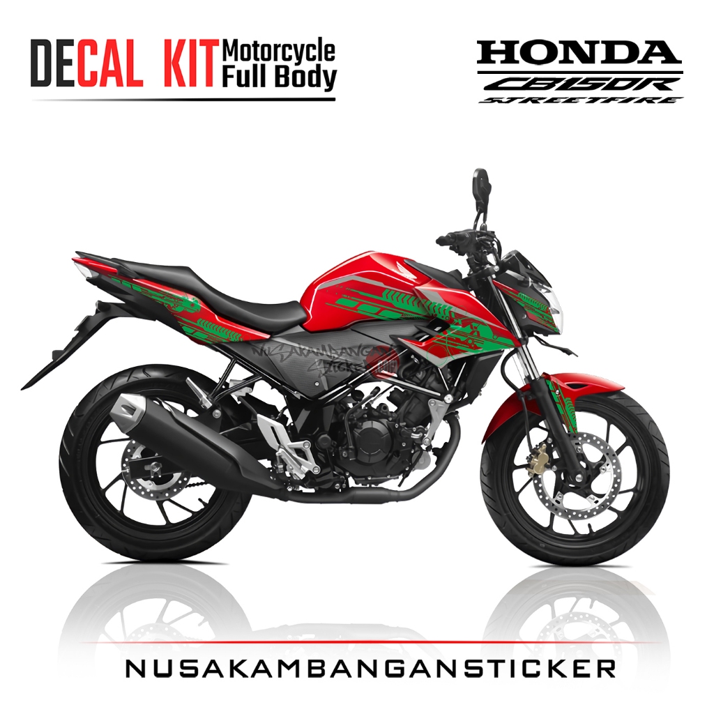 Decal Kit Sticker New CB 150 R Streetfire Red Tosca Stiker Full Body